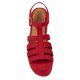 thumbnail image 2 of 791-35 Sandalia con Tacon de 8 cm para Dama Mujer en color Rojo, Elaborado de Textil. Cklass 791-35, 2 of 2