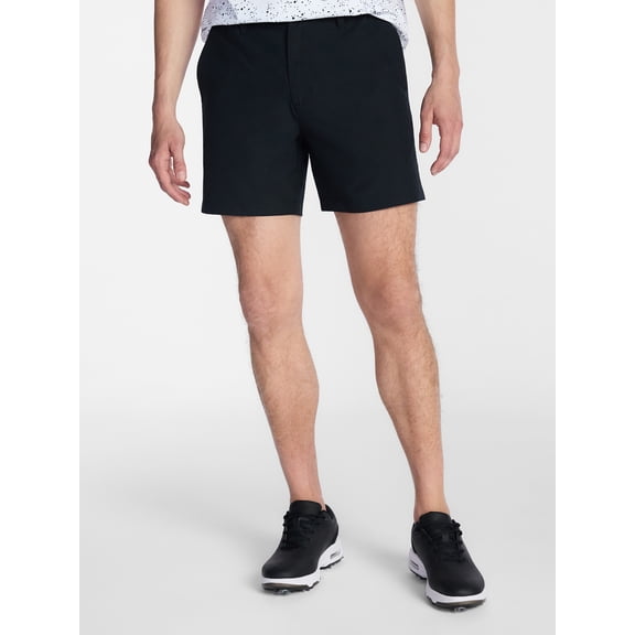 Birdie Bound Men's and Big Men's Golf Shorts, 6" Inseam, Sizes XS-5XL