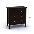 thumbnail image 5 of Porch & Den  Oakledge Park Dunder Espresso Wood 3-drawer Chest of Drawers, 5 of 5