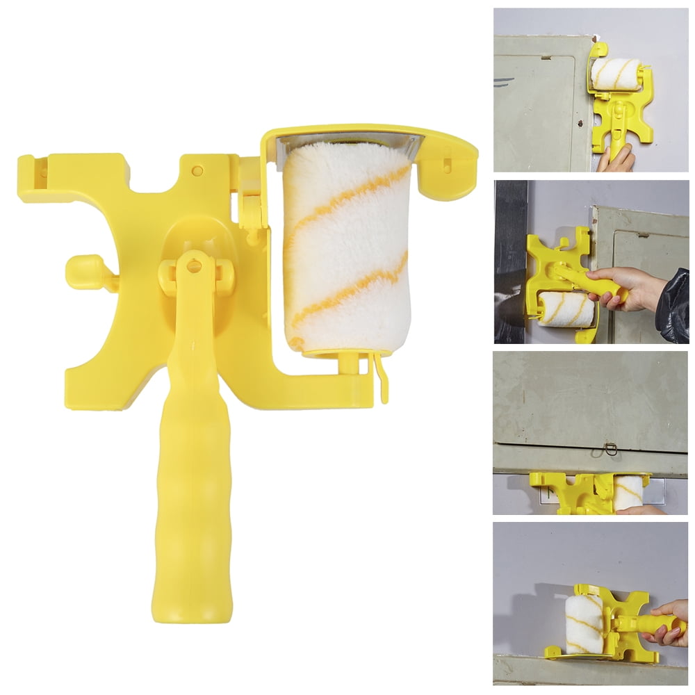 Clean-cut Paint Edger Roller Brush Safe Portable Tool For Home Well Ceilings 