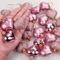 thumbnail image 4 of 10Pcs Valentines Day Tree Ornaments Heart Ornaments Hanging Hearts Mini Heart Ornaments Valentine's Heart Decorations Heart Ornaments, 4 of 9