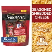 Sargento McCormick Shredded Cheese, Traditional Cut, 7 oz.