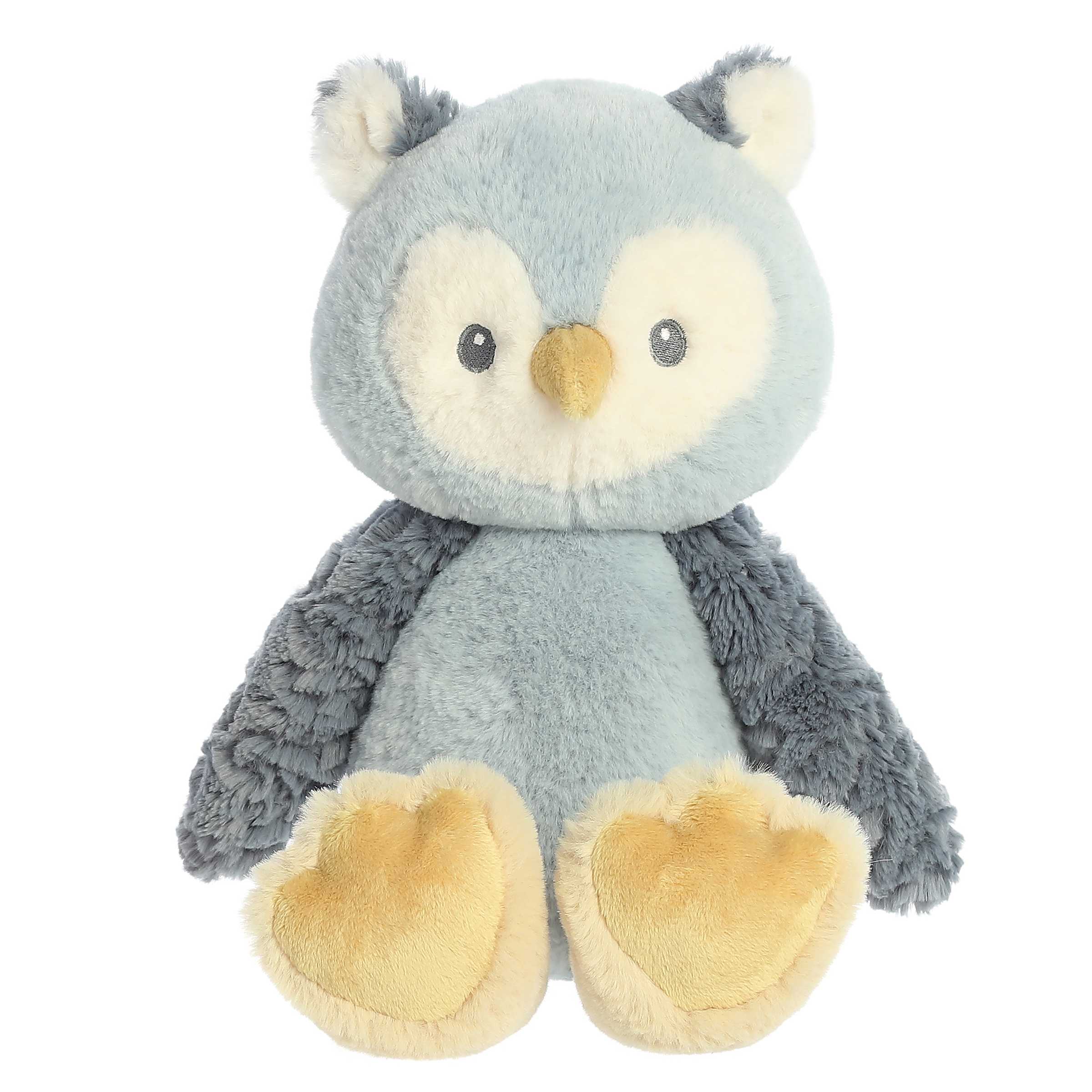 Ebba - Large Gray Lil' Stripeez - 13" Grayson - Playful Baby Stuffed ...