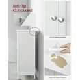 thumbnail image 4 of Stylish Freestanding Bathroom Storage Cabinet with Adjustable Shelves - Compact and Functional Organizer, 4 of 6