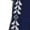 Navy blue, variant on Yopmin Harem Pants for Women Smocked High Waist Trendy Drawstring Elastic Waist Wide Leg Boho Baggy Trousers for Beach