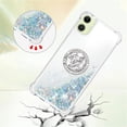 thumbnail image 5 of Liquid Quicksand Case for Samsung Galaxy A06 with Diamond Kickstand, Luxury Fun Glitter Sparkle Flowing Clear Bling Cover Case for Samsung Galaxy A06. -Silver, 5 of 14