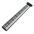thumbnail image 1 of Electronic Hand Roll Piano, 128 Rhythms Rechargeable 88 Keys Roll Up Piano  for Daily Life, 1 of 7