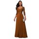 thumbnail image 1 of Vestido largo Loyeloy de encaje naranja quemado para la madre de la novia, 1 of 1