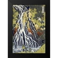 thumbnail image 2 of Hokusai 11x14 Black Modern Framed Museum Art Print Titled - The Kirifuri Waterfall, 2 of 5