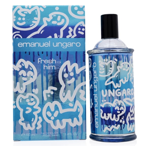 Fresh for him by Emanuel Ungaro, 3.4 oz EDT Spray for Men