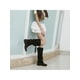 thumbnail image 4 of Ferndule Boos para mujer Botas altas de gamuza sintética Botas altas hasta la rodilla Botas anchas de pantorrilla, 4 of 7