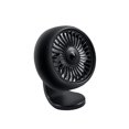 thumbnail image 2 of Scienceny Mini ventilador eléctrico de ventilación de aire para coche con luz LED de colores, ventiladores de refrigeración ajustables silenciosos Paneles de instrumentos para automóviles Negro Scienceny VI015740-01B, 2 of 6