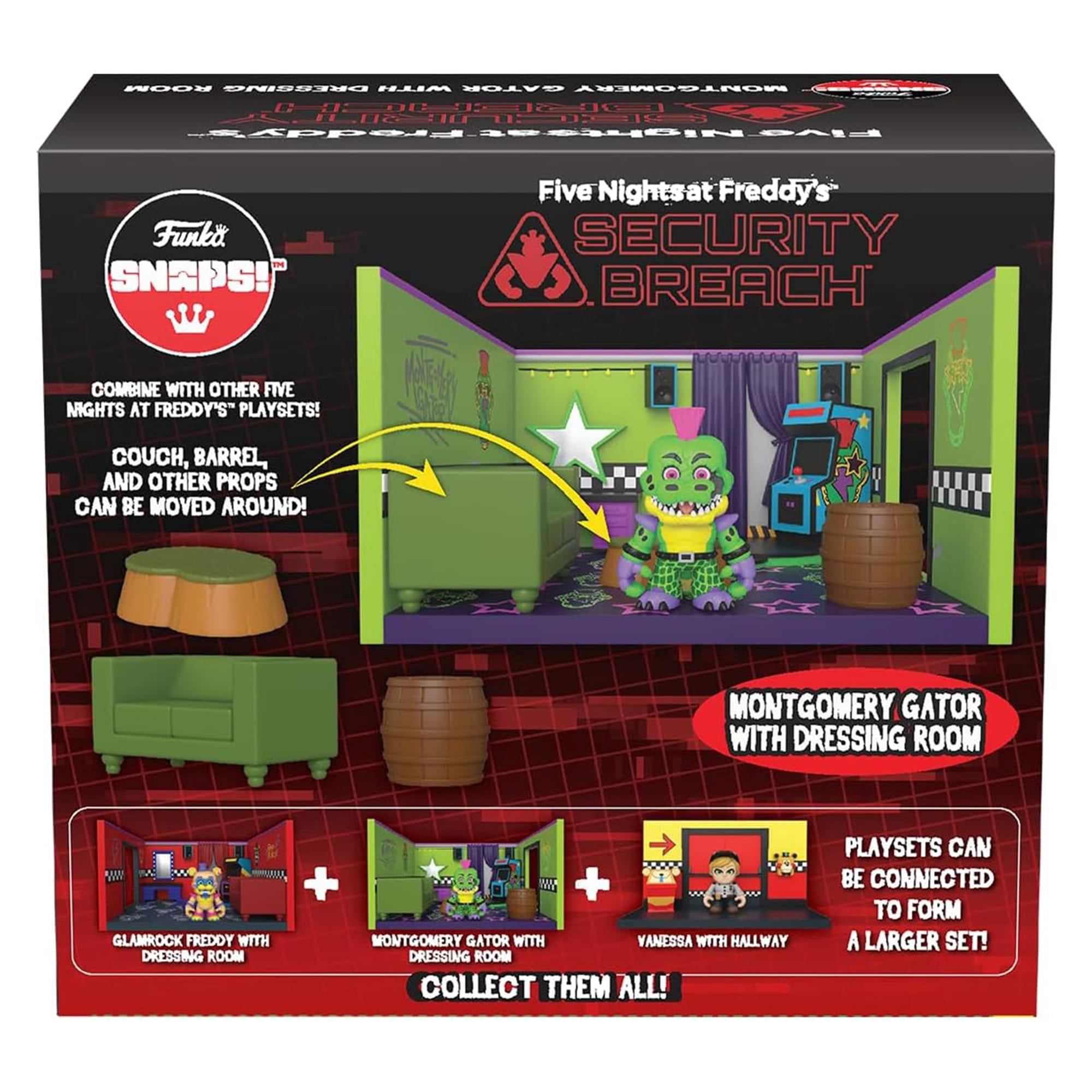 FUNKO FIVE NIGHTS AT FREDDY'S SNAP: RR - Playset Gator's Room, Funko, Gifts