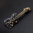 thumbnail image 2 of Qarigey Men Brooch Guitar Decorative Jewelry Party Suit DIY Scarf Dressing Birthday Holiday Craft Alloy Clothing Decoration Type3 NO3 Qarigey AP0754-02, 2 of 6