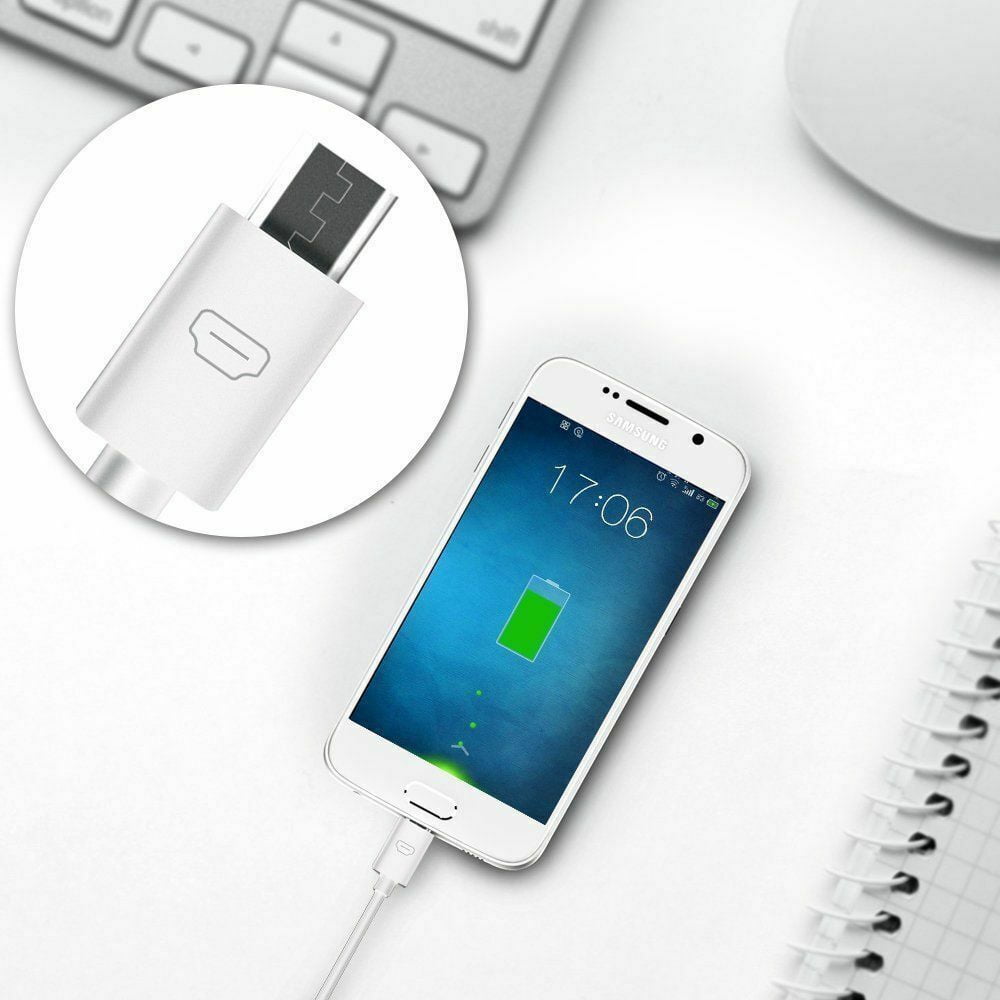 Micro USB Charger Cords Fast Charging Cable Cord For Cell Phone Android, 50 Pcs