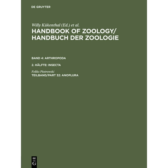 Anoplura: (Echte LÃ¤use), (Hardcover)