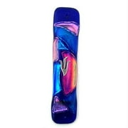 Judaica Kingdom TB-MEZ-S9 Cobalt Rainbow Fusion Mezuzah
