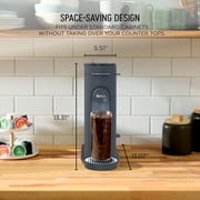 Ninja Pods & Grounds Hot & Iced Single-Serve Coffee Maker, K-Cup Pod Compatible, Rapid Cold Brew, PB045CY, Cyberspace