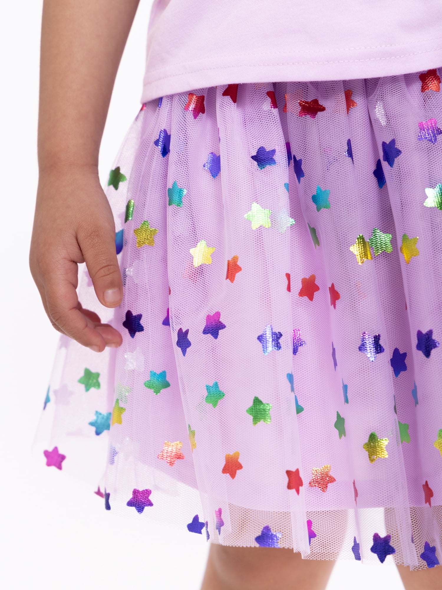 Bluey & Bingo Toddler Girl 2 Piece Ruffle Top & Tutu Skirt Set, Sizes 12M-5T