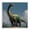 Majestic Brontosaurus in Meadow, variant on Stupell Industries Contemporary Cerulean Scaled Dinosaur Detail Black Framed Print Under Glass, 13 x 13, by Wumples