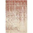 thumbnail image 1 of Unique Loom Del Mar Collection Tapis de Transition Contemporain, 2' 2" x 3', Rouge/ivoire, 1 of 10