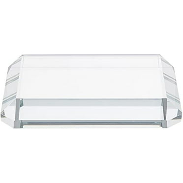 1pc Clear Glass Paperweight Rectangle Glass Paperweights Faceted Blank Glass Paperweight Glass Ornaments