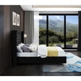 thumbnail image 6 of Meridian Furniture Savan Black Velvet Full Bed, 6 of 15