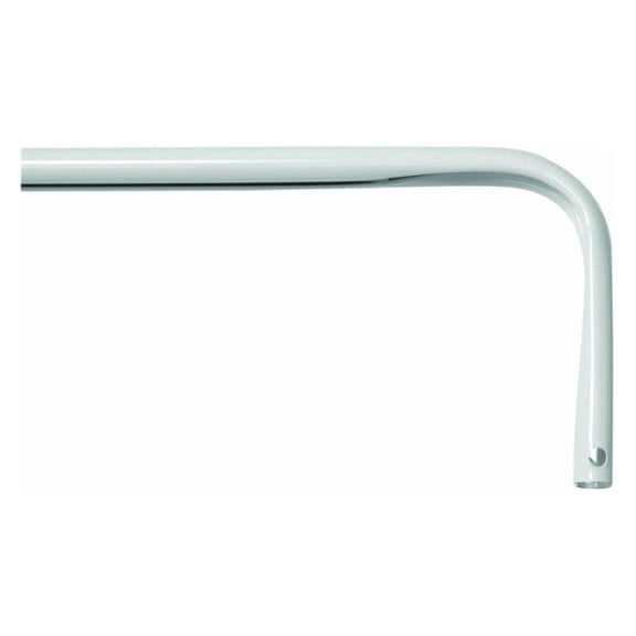 A7004213283 Heavy Duty Curtain Rod, 26-to-45-Inch Width, White