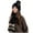 Black(New), variant on Aloohaidyvio Womens Winter Hats Scarf Scarves Set Warmer Fleece Hat Long Knit Scarf 2 Pieces Xmas Sets