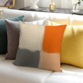 thumbnail image 7 of Orange And Grey Abstract Art Artwork Pillow Covers,Orange And Grey Abstract Art Artwork Throw Pillow Covers 20"×20" ,Living Room Sofa Couch Pillow Covers,Decorative Pillow Covers, 7 of 7