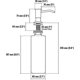 thumbnail image 4 of Under Counter Soap Dispenser, Stainless Steel Kitchen Sink Soap Dispenser, Built-in Soap Dispenser, With Bottle, 4 of 5