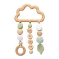 thumbnail image 4 of Sonajero para bebé, cochecito de juguete, juguete para atraer la atención, juguetes de entrenamiento, campanilla para regalos nubes, 4 of 9
