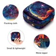thumbnail image 3 of Galactic Space Sanitary Bags Period Purse Small Storage Bag Organizers Ring Pouch Small Fabric Pouch Organizer for Sanitary Pads 4.7x6.6x6.6 in, 3 of 6