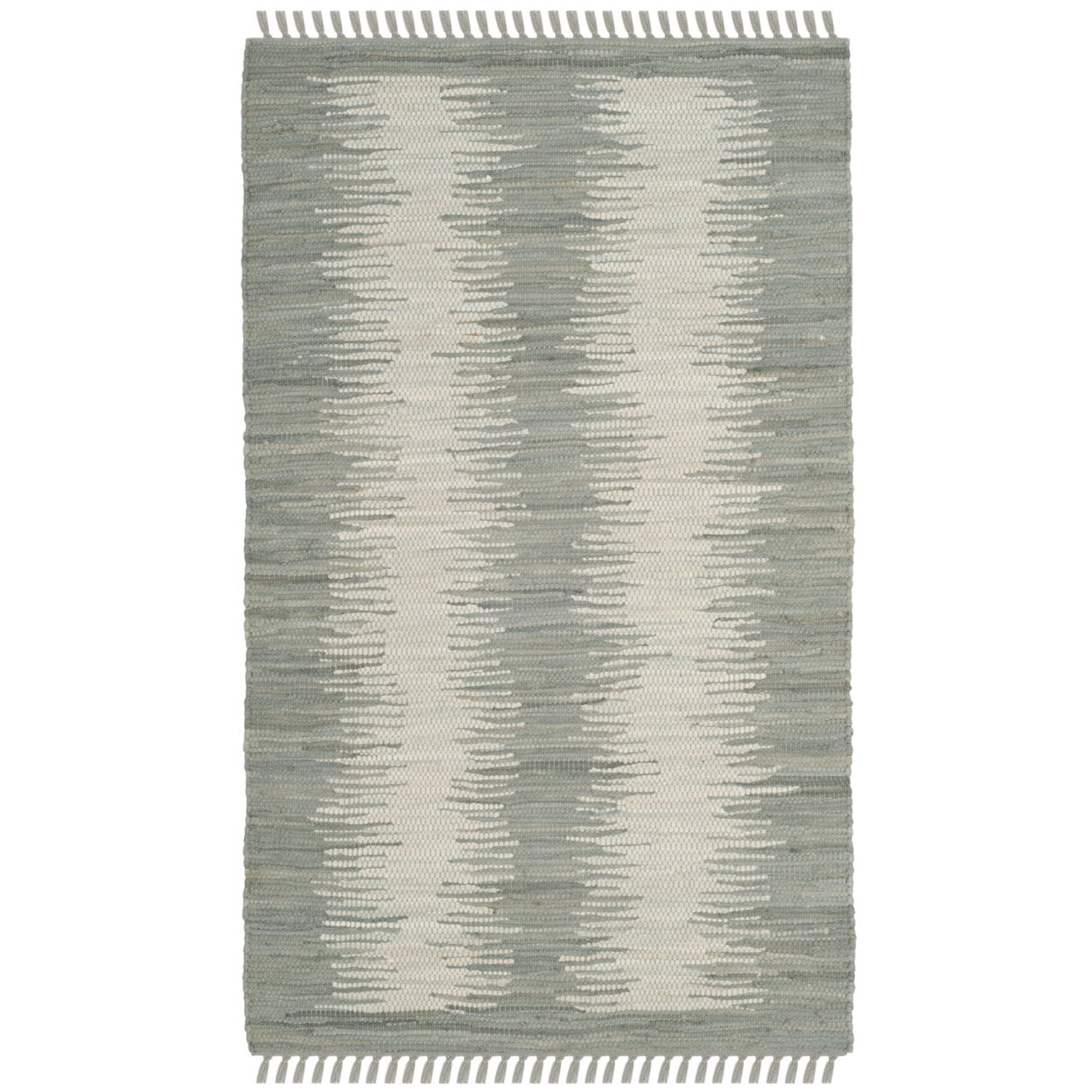 SAFAVIEH Montauk Adayln Abstract Cotton Area Rug, Grey, 5' x 8'