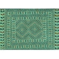 thumbnail image 1 of Ahgly Company Indoor Rectangle Persian Turquoise Blue Traditional Area Rugs, 5' x 7', 1 of 4