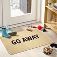 thumbnail image 4 of Yellow Watercolor Sunflower Diatomaceous Earth Bath Mat Rug-Rubber Non Slip Quick Dry Super Absorbent Thin Bathroom Rugs for Bathtub Shower Room Sink ( 17" L x 27" W ), 4 of 6