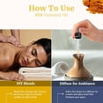 thumbnail image 4 of SVA Turmeric Essential Oil – 4 Fl Oz – 100% Natural Turmeric Oil - for Diffuser, Hair Care, Face, Skin Care, Aromatherapy, Scalp and Body Massage, Soap and Candle Making – with Dropper, 4 of 9