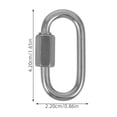 thumbnail image 2 of Raindrops 6Pcs Small Chain Link Trailer Chain Connector Silver 304 Stainless Steel for Camera Hook, 2 of 8