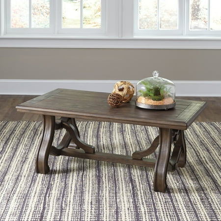 Rectangular Storage Cocktail Table - Signature Design by Ashley Tanobay Rectangular Cocktail Table