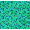 thumbnail image 4 of oneOone Cotton Poplin Twill Sea Green Fabric Batik Fabric For Sewing Printed Craft Fabric By The Yard 56 Inch Wide, 4 of 4