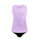 thumbnail image 4 of Traje de baño de bikini liso sin mangas para mujer, traje de baño push-up acolchado, conjuntos de blusa de traje de baño de poliéster para mujer, 4 of 4