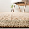 thumbnail image 4 of SAFAVIEH Natural Fiber Ariana Bordered Area Rug, Green/Natural, 6' x 9', 4 of 11