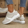 thumbnail image 6 of Sneakers for Women Fashionable Casual Platform With Lace Up Design For Comfortable Daily Wear, 6 of 7