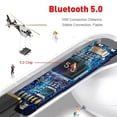thumbnail image 4 of Auriculares, auriculares bluetooth, auriculares inalámbricos I18 Auriculares inalámbricos Auriculares Bluetooth Auriculares Control táctil para todos los teléfonos inteligentes, 4 of 5