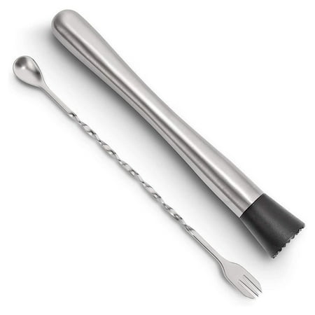 

Kitchen Set Kitchen Set Cooking Utensils Bar Spoon For Cocktails Mixer Spoon Cocktail Stainless Steel Drinks Shaker Long For The Bartender For Drinks Silver