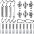 thumbnail image 1 of Yescom Triangle Sun Shade Sail Hardware Kit 5" 304 Anti-Rust Stainless Steel M6 Accessory for Outdoor Cover Canopy, 1 of 9