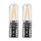 thumbnail image 1 of Pair of 8-28V W5W T10 Glass COB Filament LED Car Reading DRL Turn Signal LED Bulb Yellow Light, 1 of 4