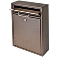 thumbnail image 3 of Mail Boss Locking Security Drop Box, 16 1/4"H x 11 1/4"W x 4 3/4"D, Bronze, 3 of 10