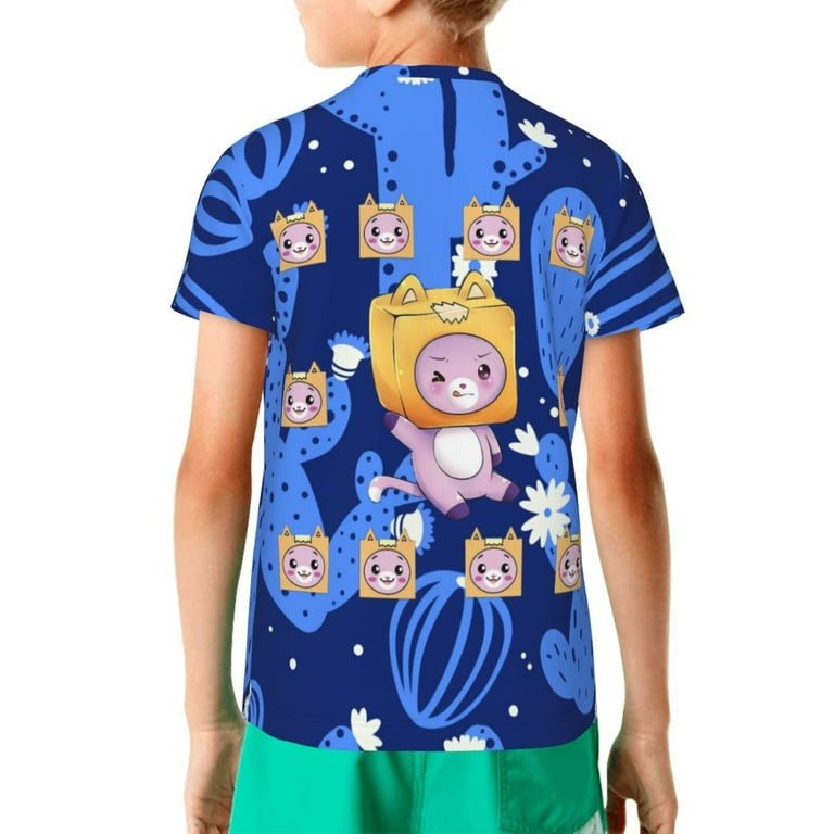 Box Kids/Youth Short Sleeve T-Shirts, Teen Leisure Round