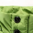 thumbnail image 6 of Kids Jackets Boys Boys Fleece Jacket Boys Thicken Fleece Hooded Jacket Warm Quilted Coat Outdoor Cool Cute Fashion For Winter Autumn 9-10 Years Green, 6 of 8